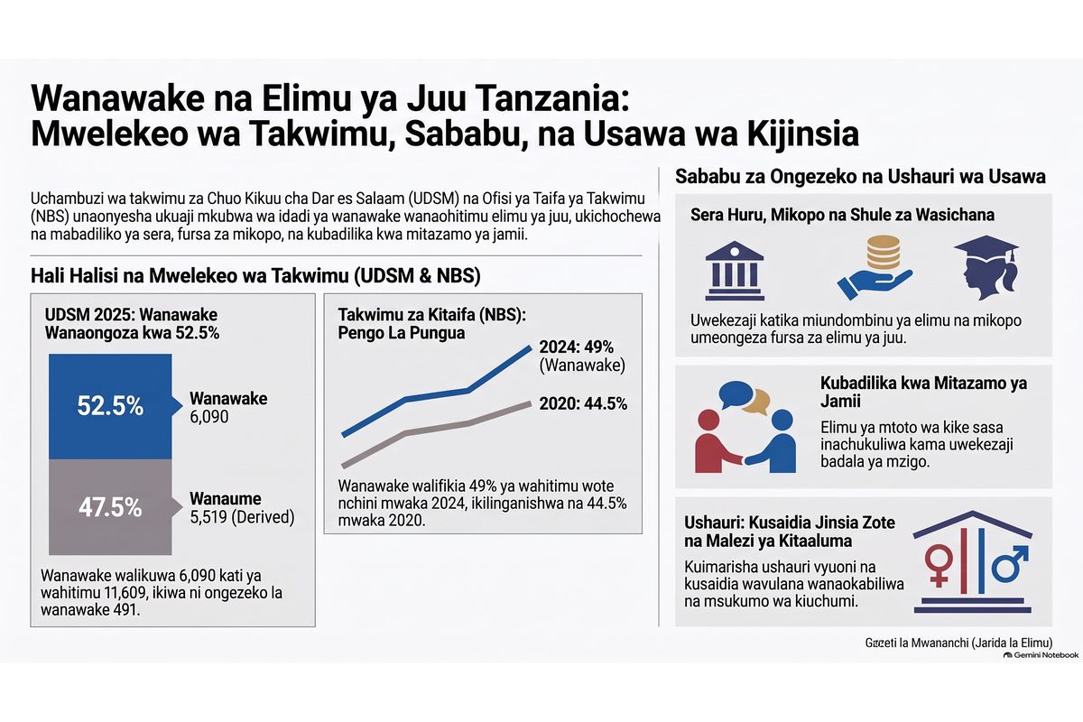 Sababu wanawake kuongezeka vyuoni | Mwananchi