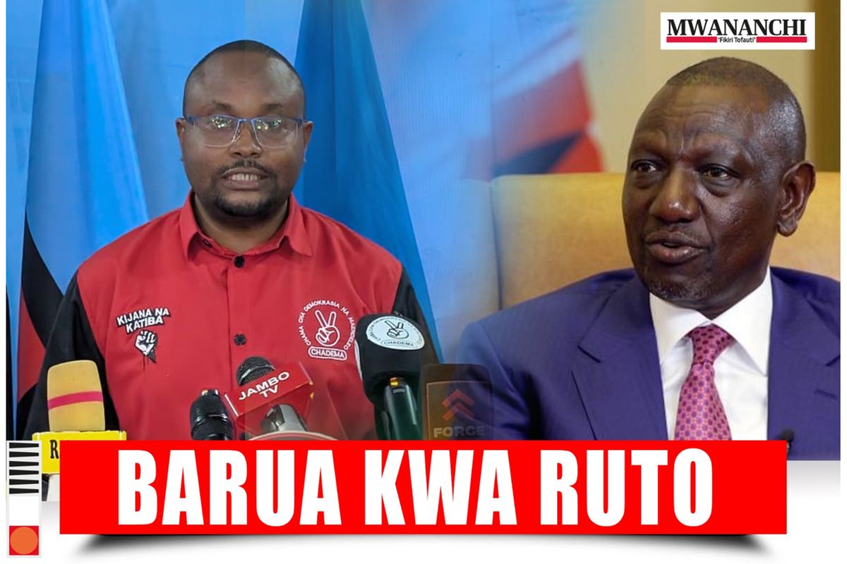Chadema yamwandikia Ruto kuhusu Mwaipaya