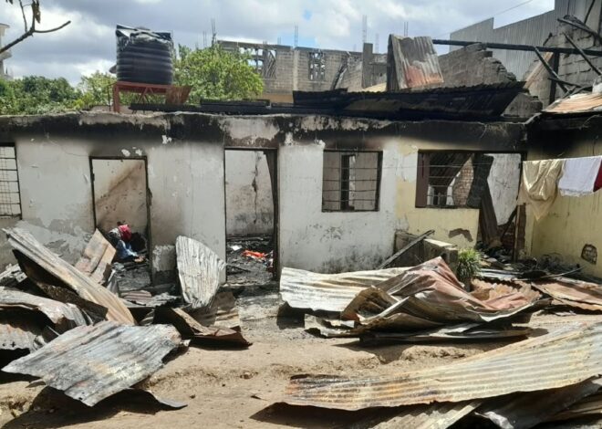 Moto wateketeza vyumba 10 vya nyumba Arusha