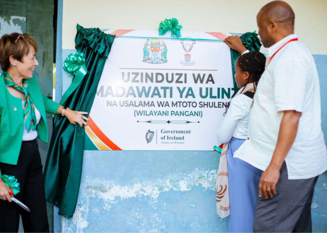 Ireland backs child protection desks, restores Tanga resource centre