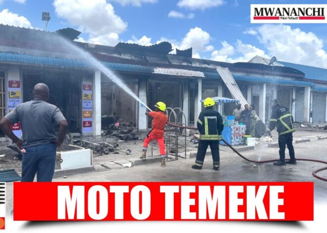 Moto wateketeza maduka 20 stendi mpya ya Buza Dar
